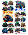 Monster Truckin' Vending Stickers (300 ct)