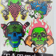 Neon Skulls Temporary  Vending Tattoos (300 ct)