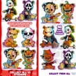 Scare Bears Stickers (300 ct)