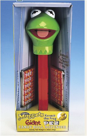 Pez Giant Muppets Kermit the Frog w/Music - CandyMachines.com