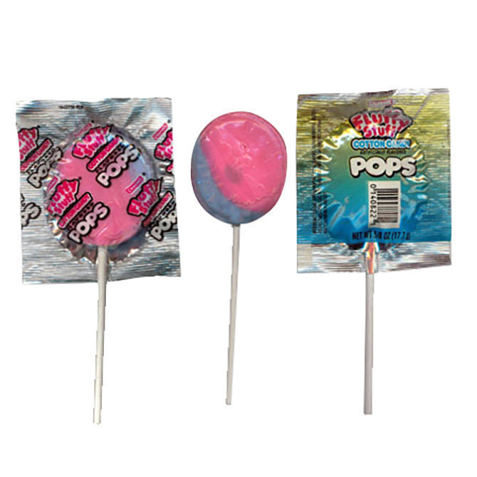 Fluffy Stuff Cotton Candy Pops (48 ct) - CandyMachines.com