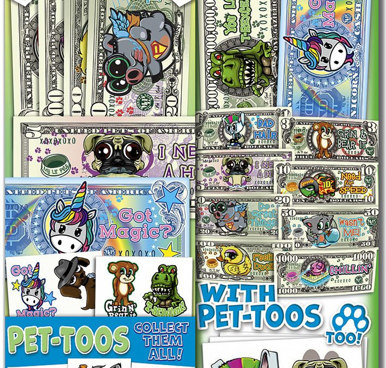 My Pet Money Paper Bills (310 ct) - CandyMachines.com