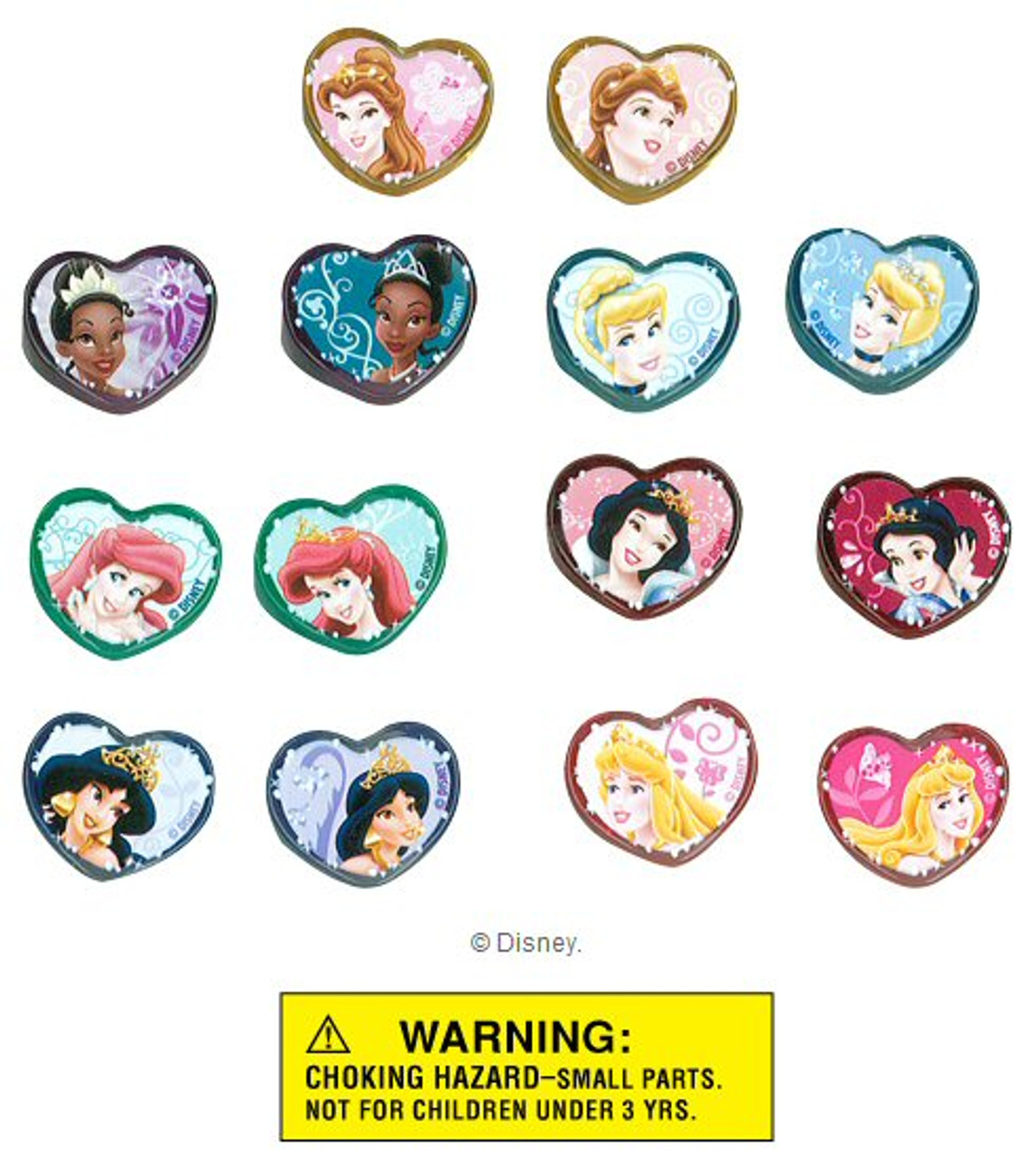 Download Disney Princess Decal Acrylic Rings Vending Capsules ...