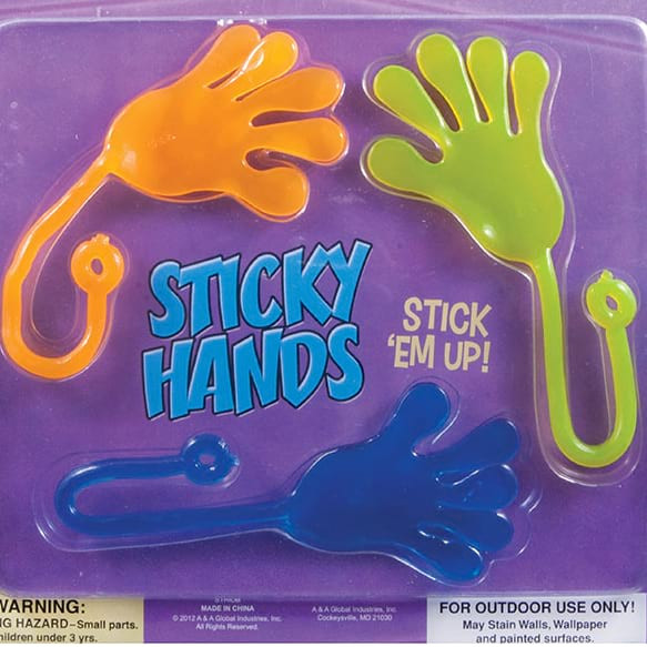 Sticky Hands 2 inch Toy Vending Capsules | CandyMachines.com