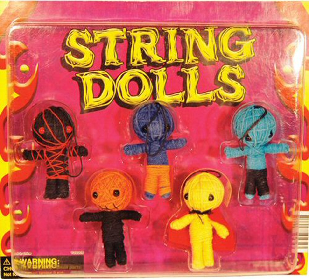 8 Piece Set DC Comics String Dolls