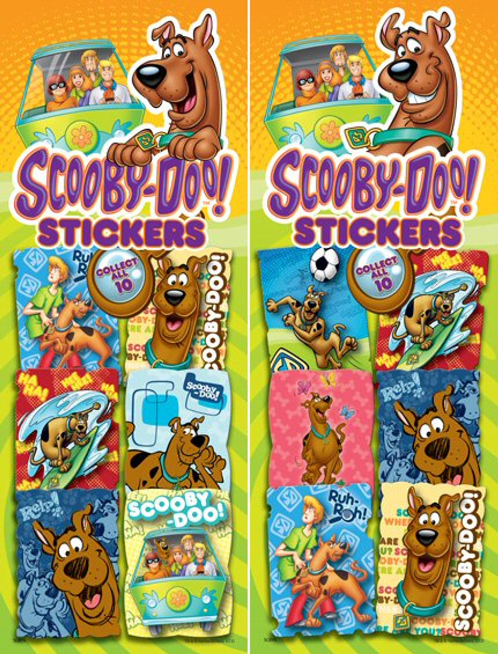 Scooby Doo Vending Stickers - CandyMachines.com