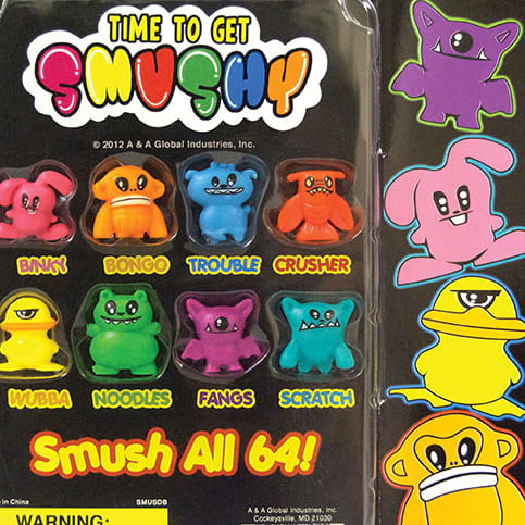 スクリュウおもちゃゼンマイ 696969 Time to Get Smushy 1 inch Toy Vending Capsules | CandyMachines.com