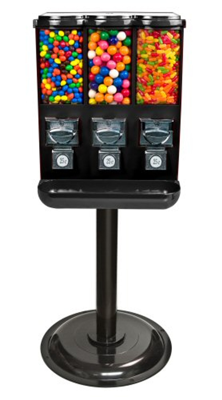 Triple Time Gumball and Candy Vending Machine