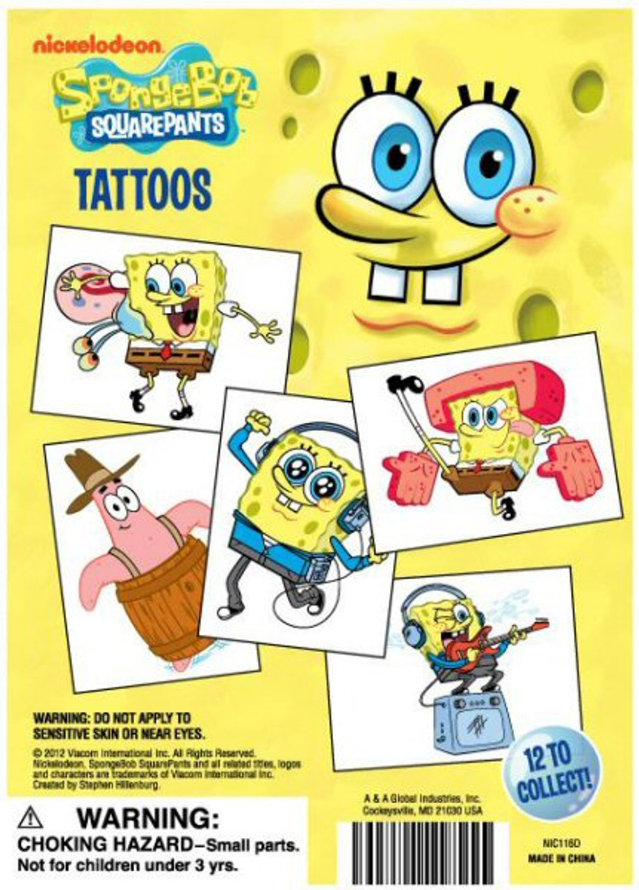 24 Incredible SpongeBob SquarePants Tattoos