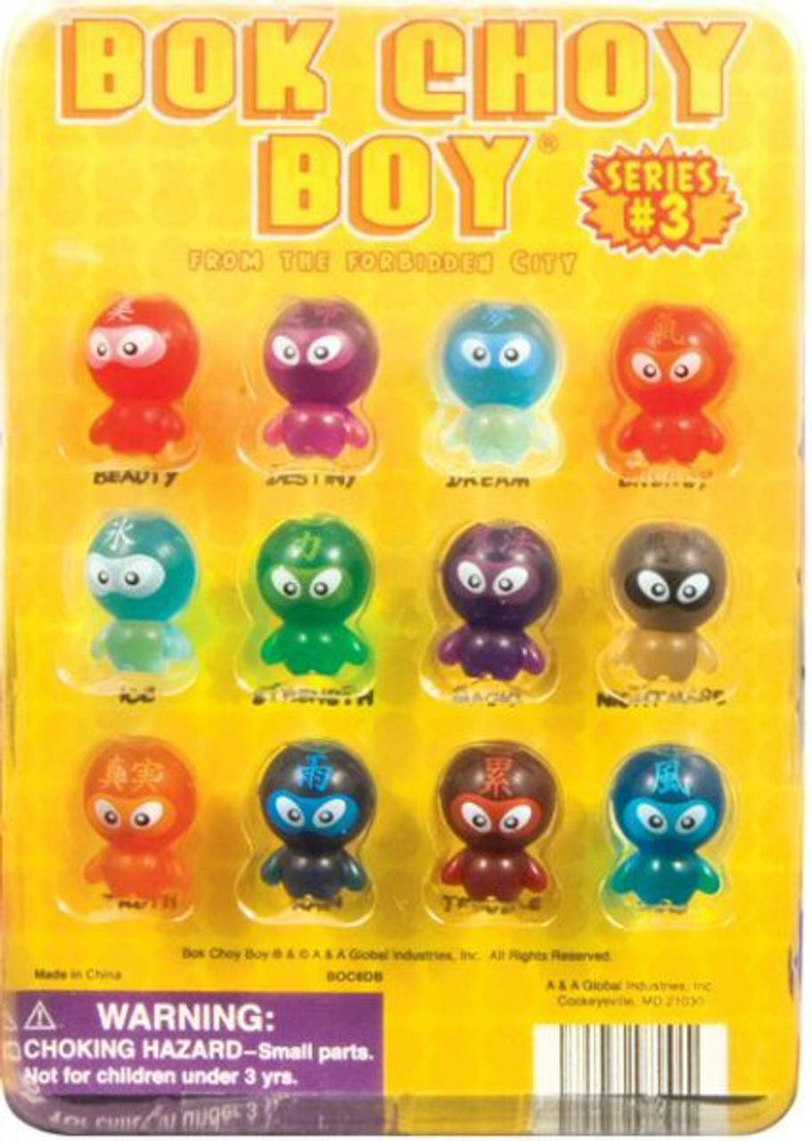 Bok Choy Boy 3 Vending Capsules (1-inch) - CandyMachines.com