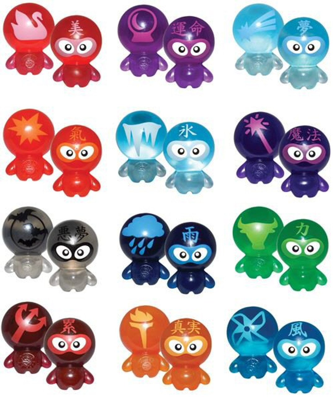 チョコボーイ Bok Choy Boy 3 Vending Capsules (1-inch) - CandyMachines.com