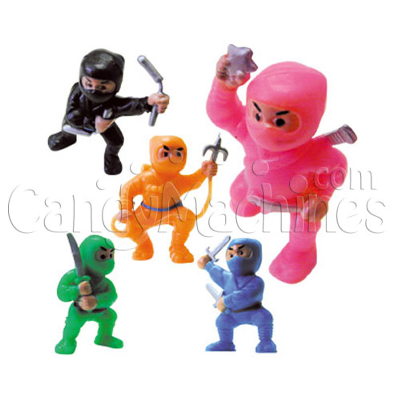 6 Wholesale 14 Pieces Ninja Play Set In Open Blister Box - at 