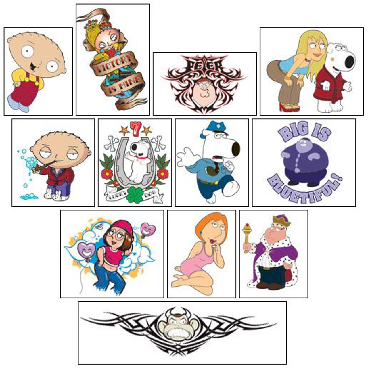 Download Family Guy Vending Tattoos - CandyMachines.com