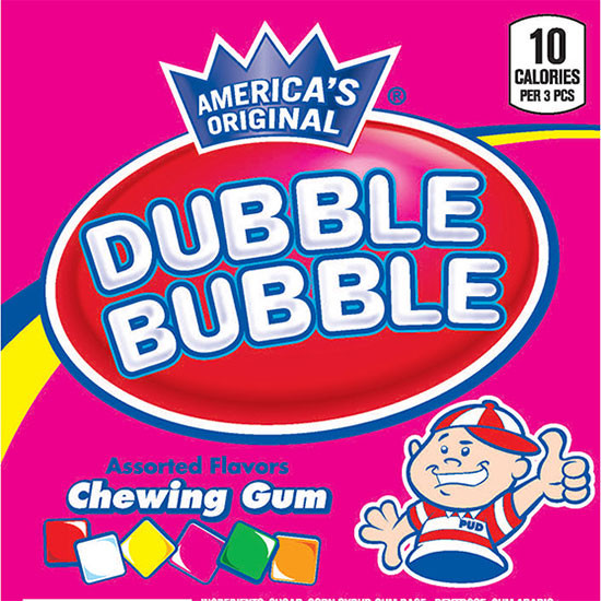 Dubble Bubble Assorted Flavor Gum Tabs (9900 ct) - CandyMachines.com