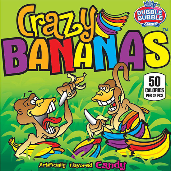 Crazy Bananas Candy (17,000 ct) - CandyMachines.com