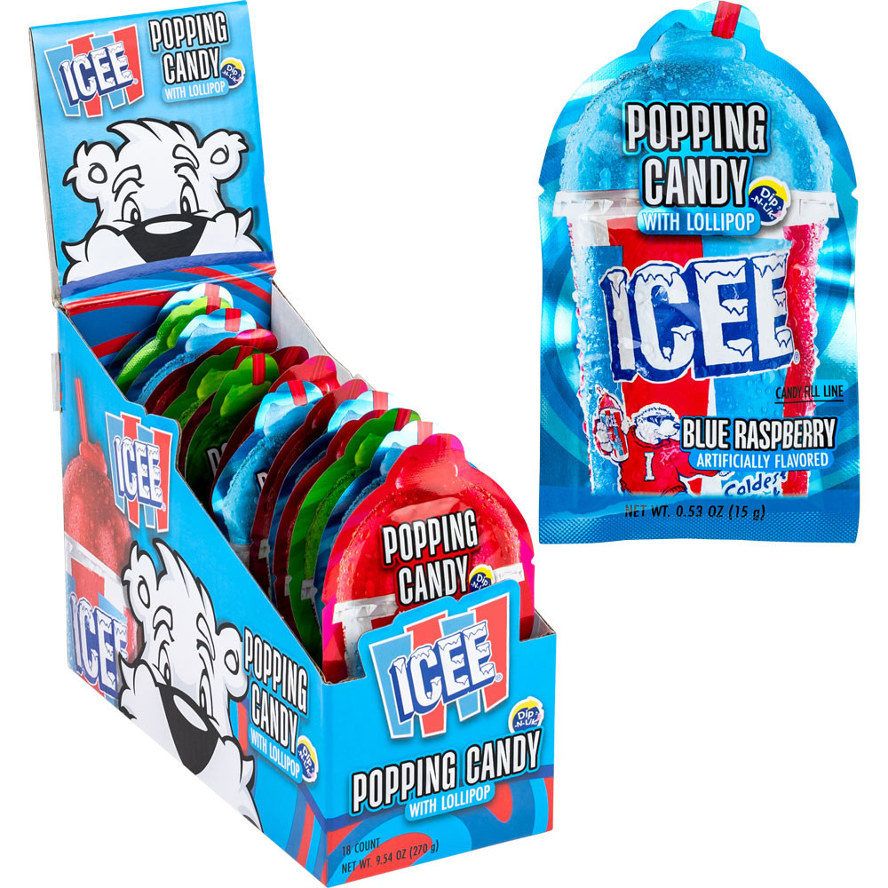 ICEE Popping Candy with Lollipops (18 ct) - CandyMachines.com