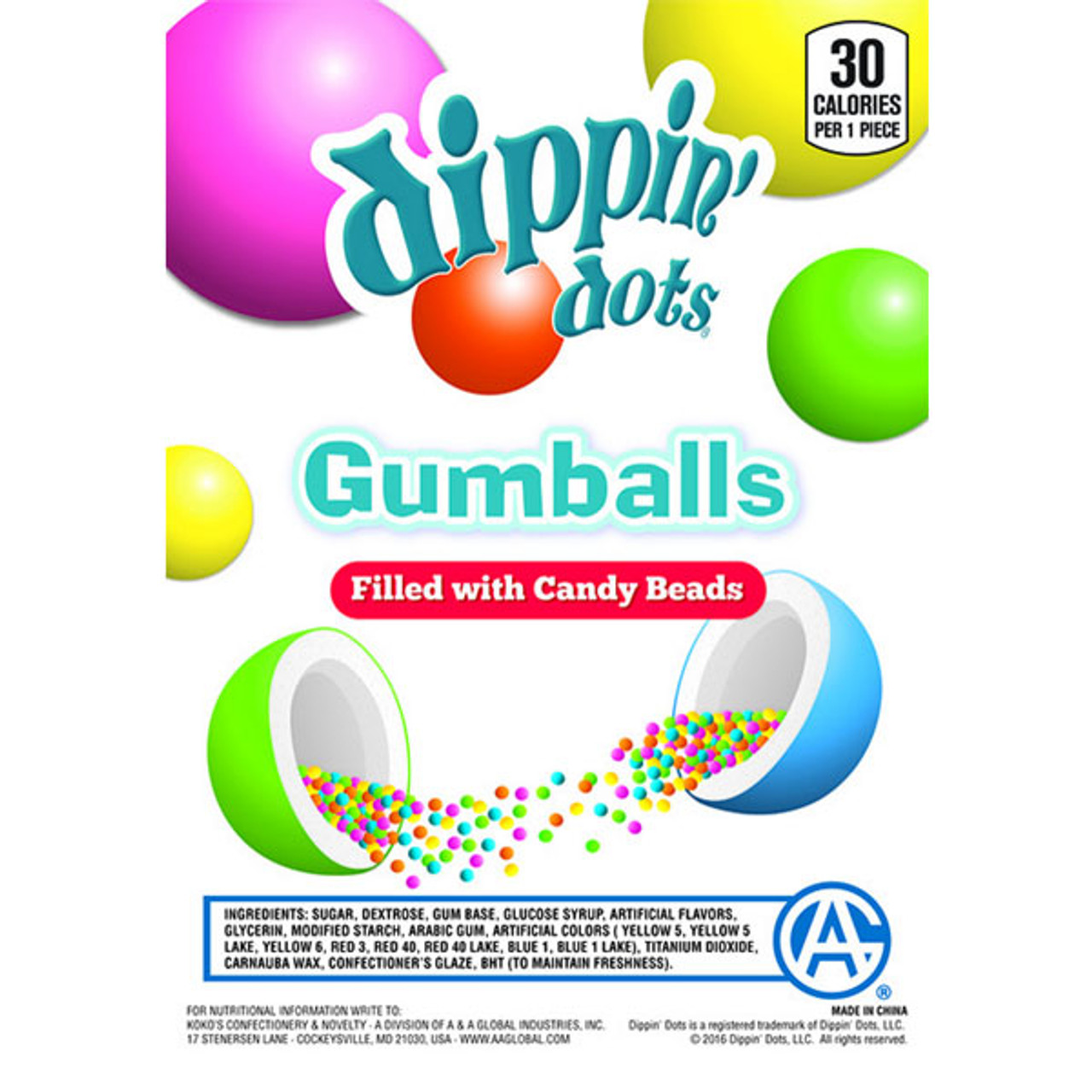 Dippin' Dots Vending Gumballs