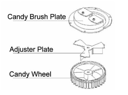 PARTS and Keys for Barrel Vending Machine
