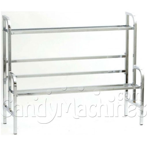 45" Chrome Bulk Vending Machine Rack