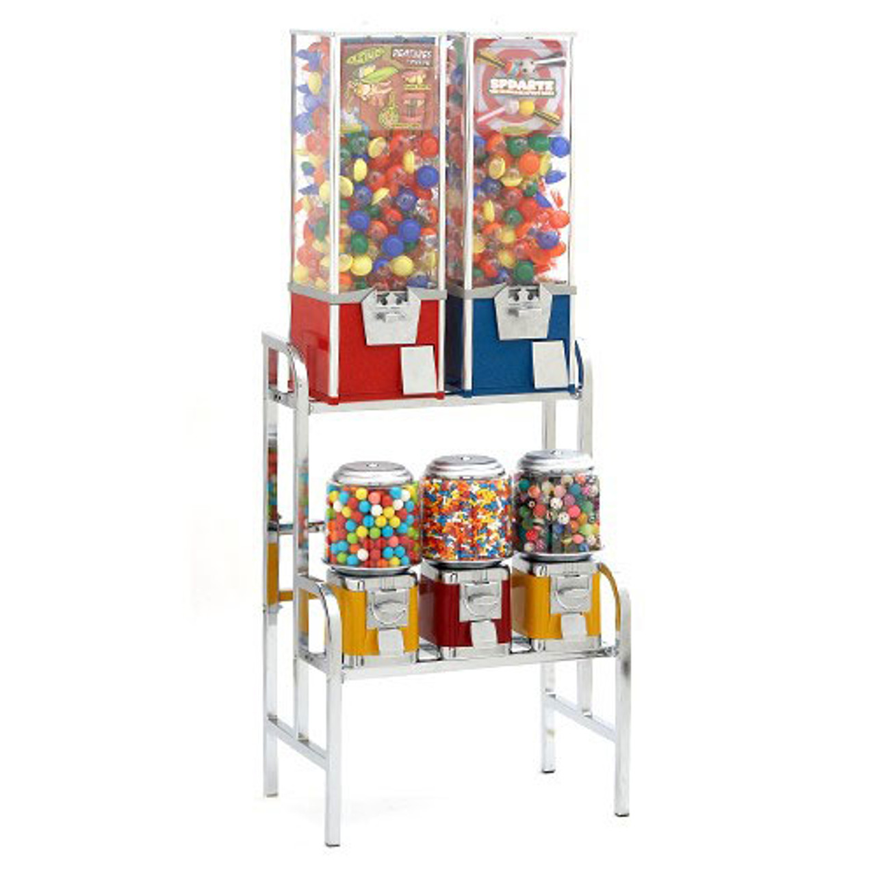 Solid White Vending Gumballs (1-inch /850 ct)
