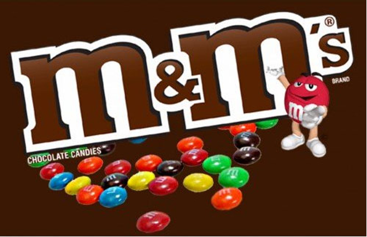 Peanut M&ms Product Label With Nutrition Information - Gumball Machine  Warehouse