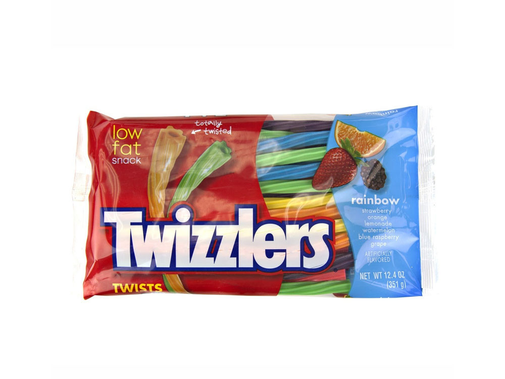 Twizzlers Rainbow Twists (12 bags) - CandyMachines.com