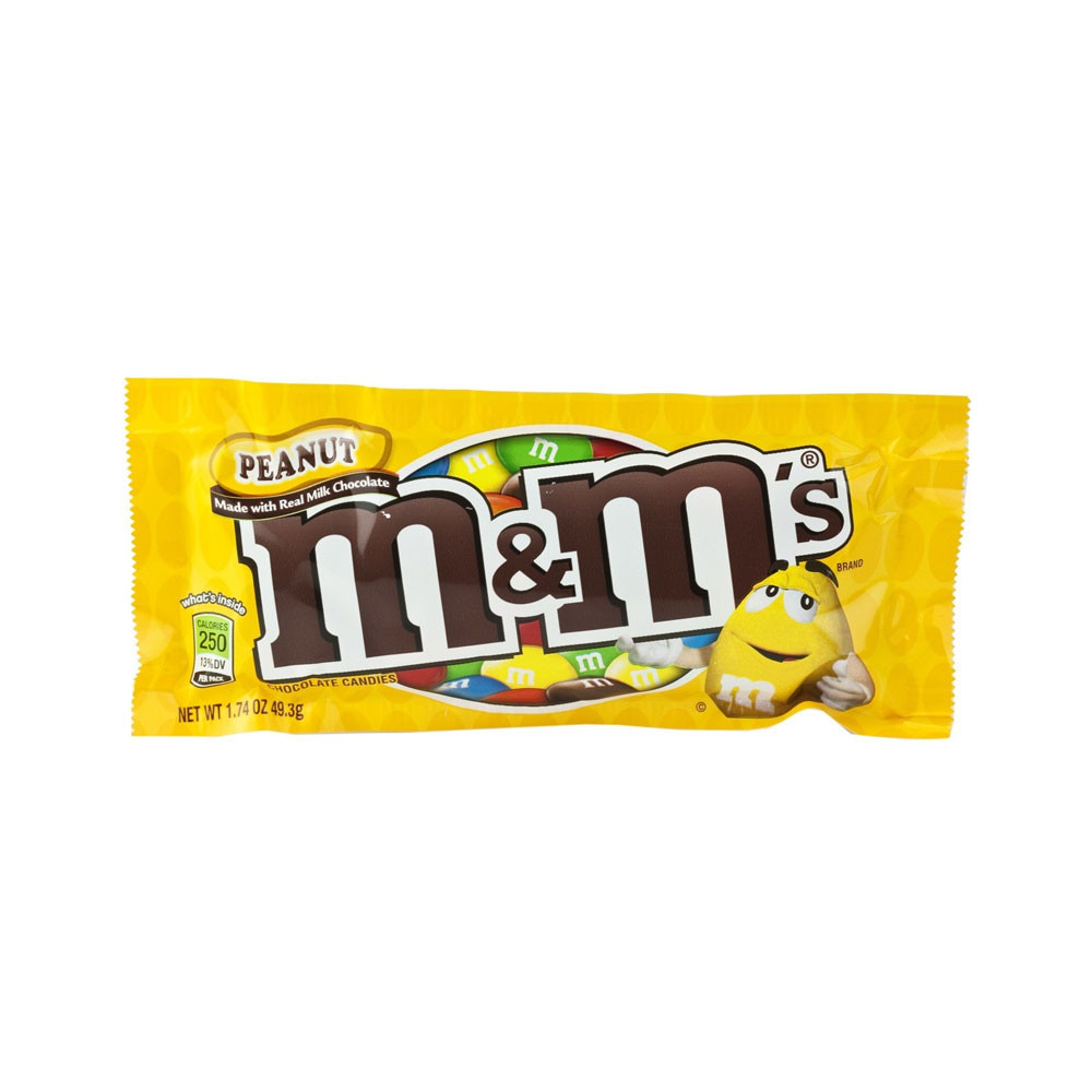 エムアンドエムズ M&M M&M'S Milk Chocolate Candy, Full Size, 1.69