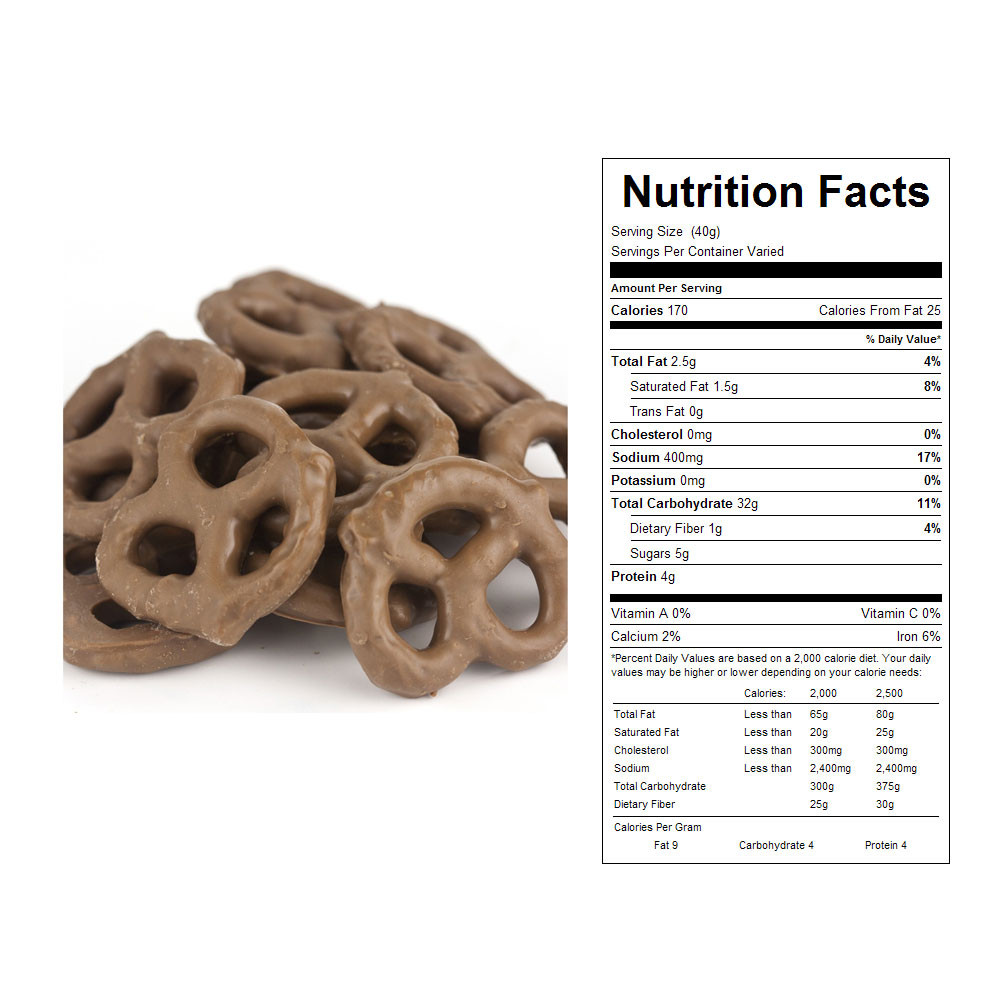 Milk Chocolate Covered Mini Pretzels Bulk Candy (10 lbs) - CandyMachines.com