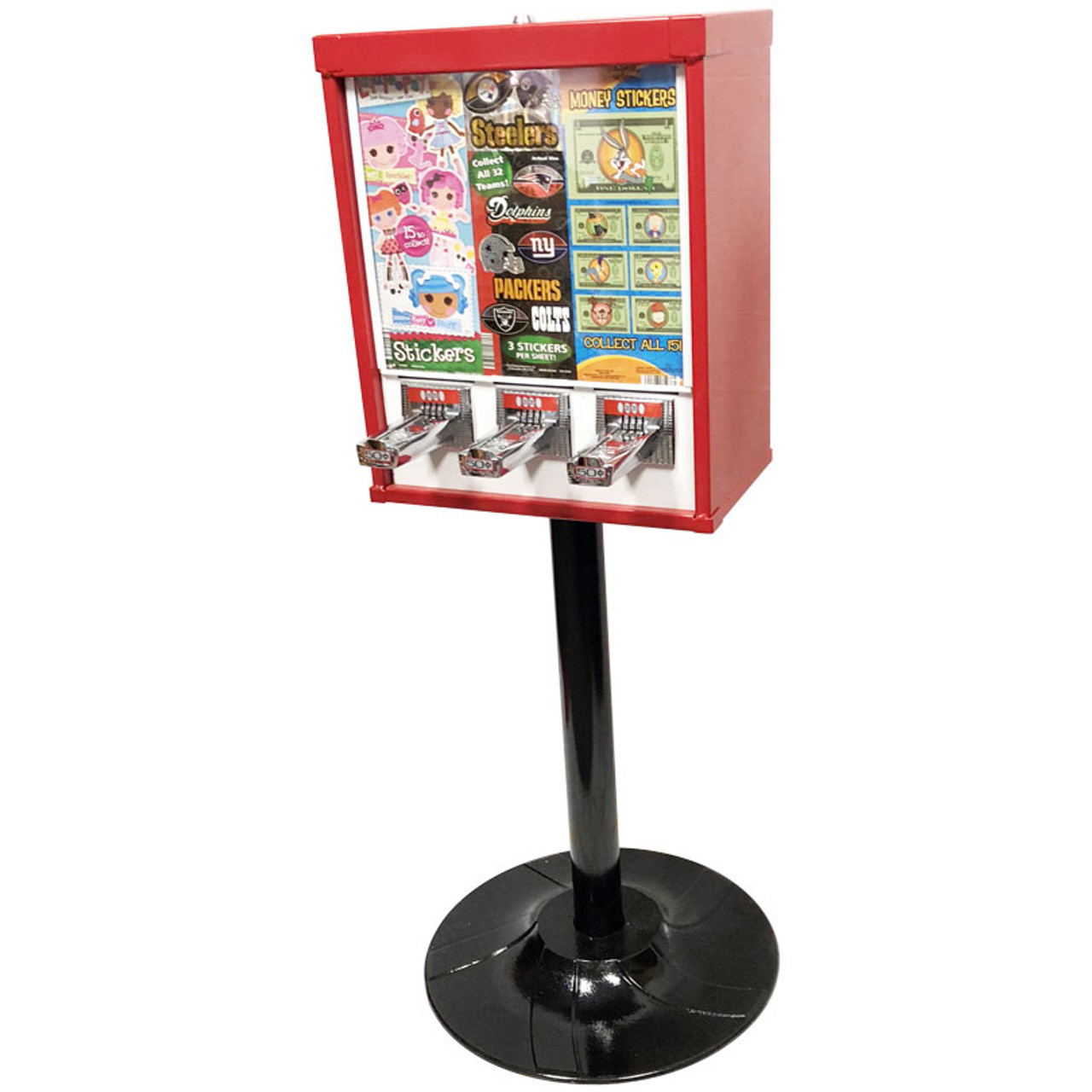 Eagle 10 Way Sticker and Tattoo Toy Bulk Vending Rack  CandyMachinescom