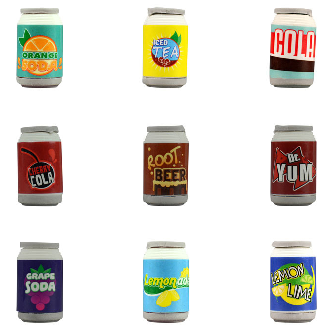 Pop Shop Erasers Vending Capsules (2-inch) - CandyMachines.com