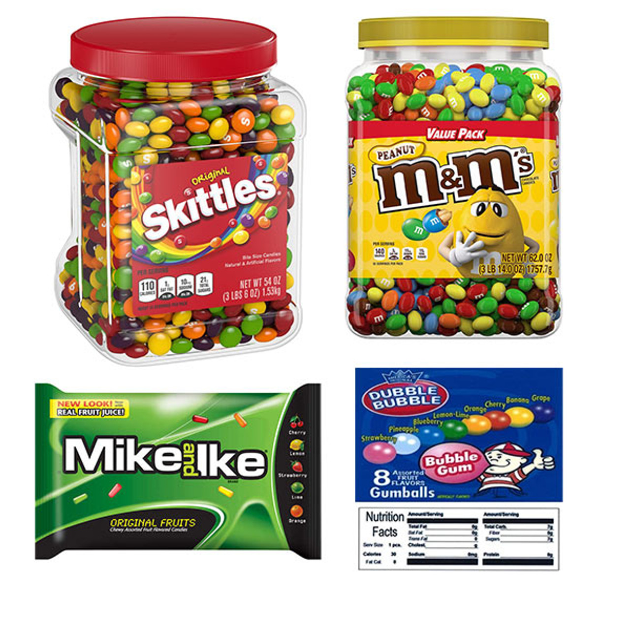 Bulk Plain M&M Chocolate Candy, Vending Machine Candy