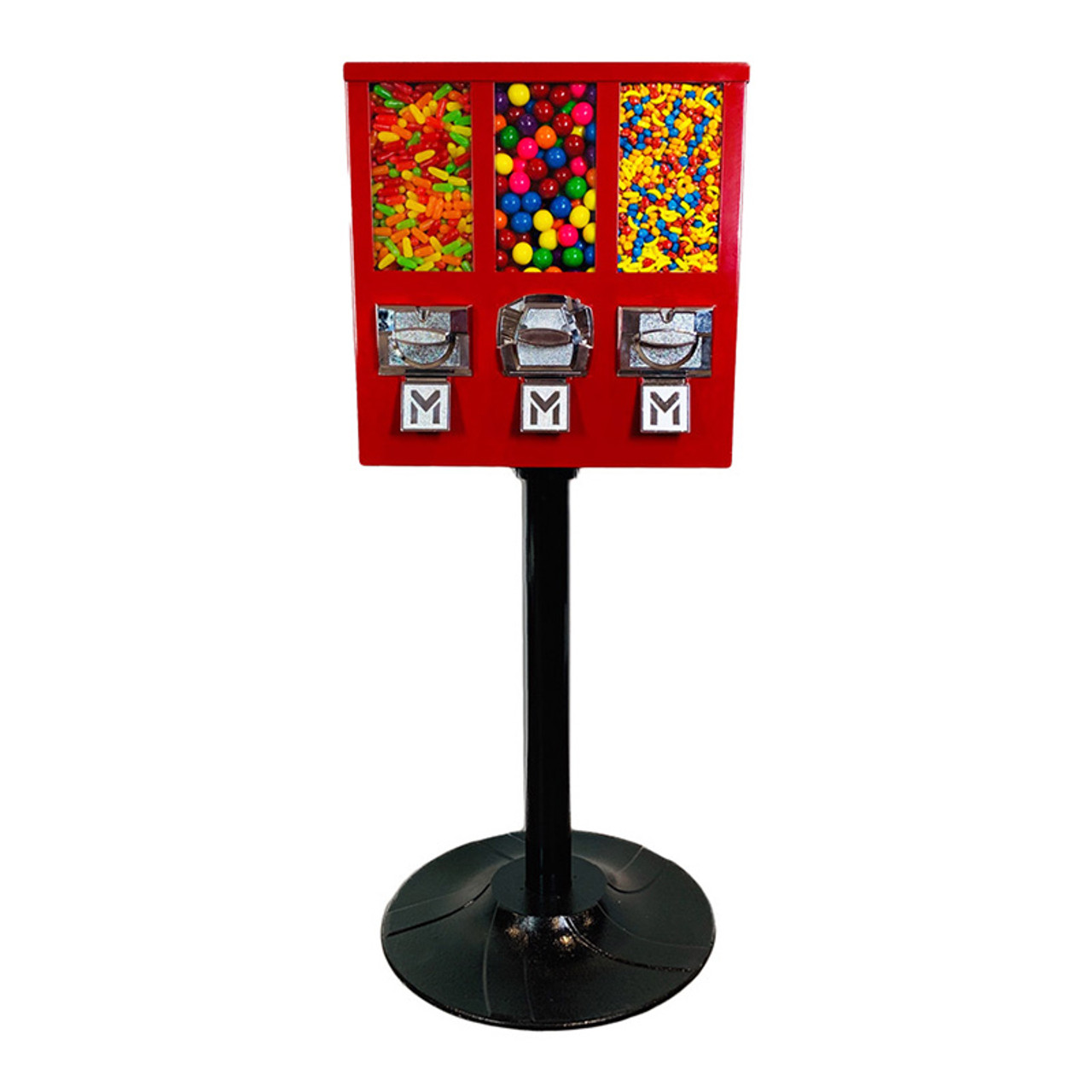 Triple Shop Gumball and Candy Machine RED