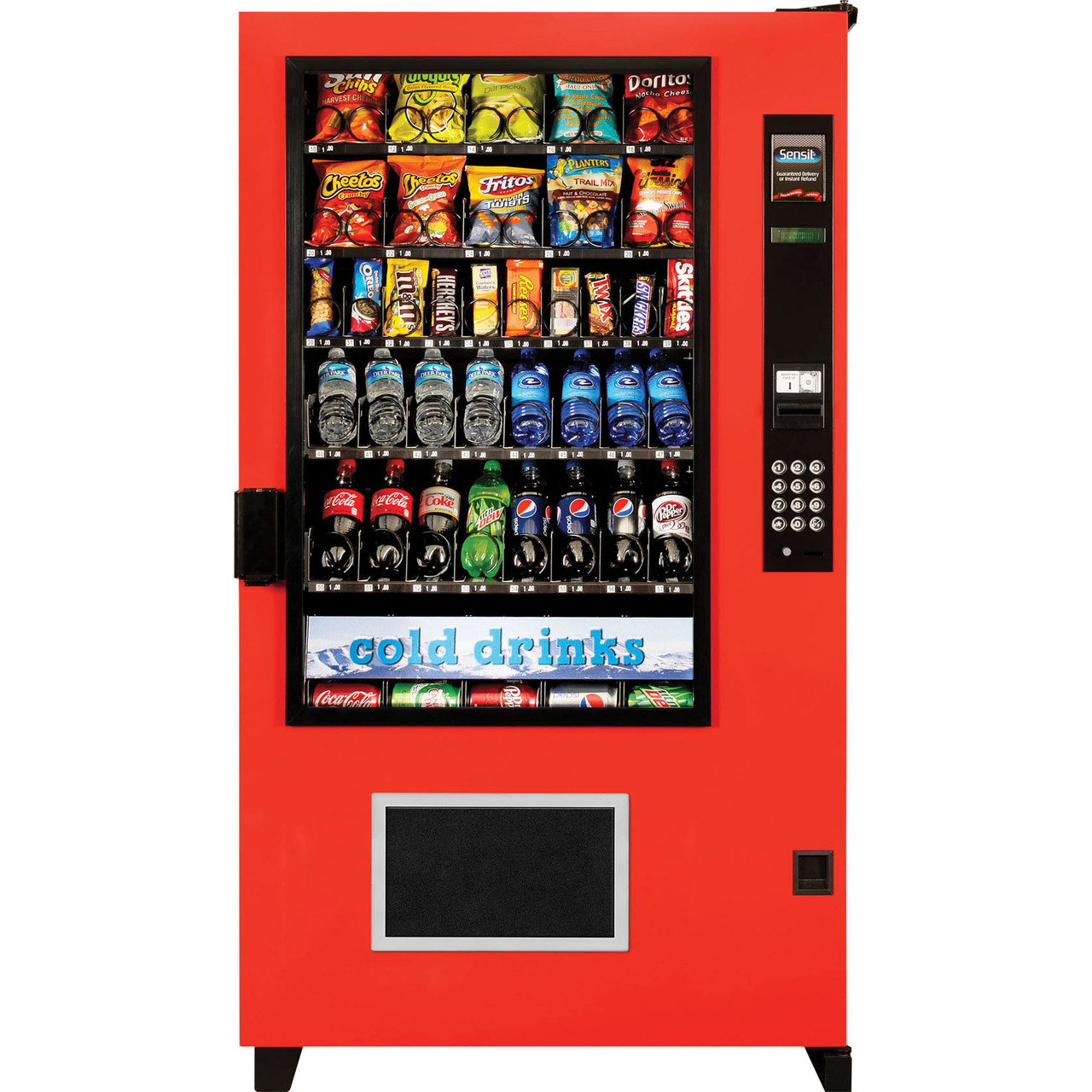 AMS 39 Outdoor Snack and Drink Vending Machine - CandyMachines.com