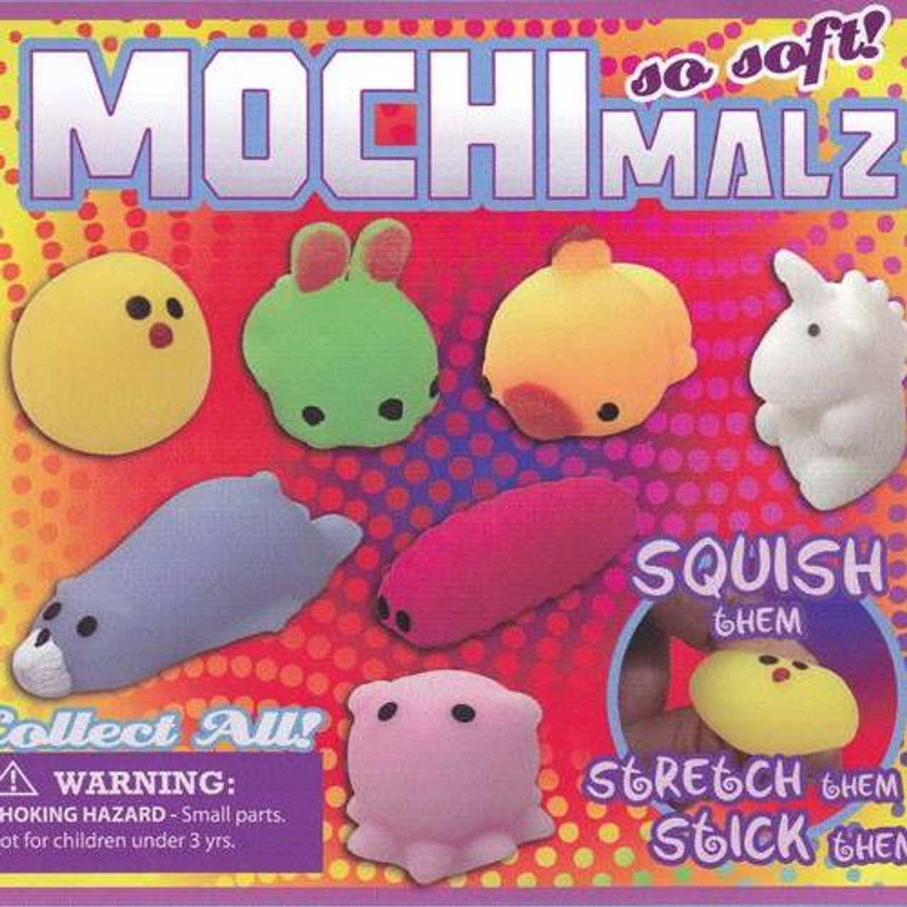 Mochi Malz Squishy Vending Capsules (2 inch) - CandyMachines.com
