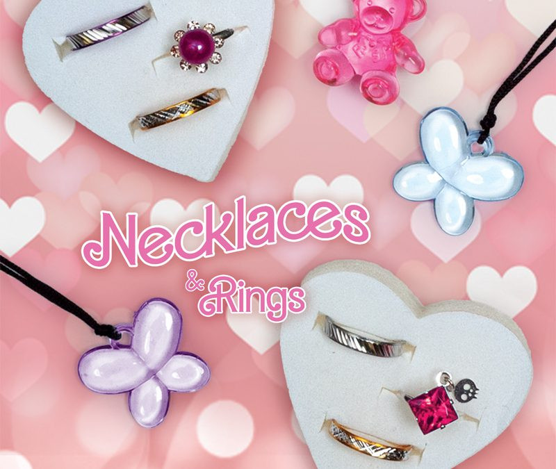 Necklace & Ring Mix Vending Capsules (1 inch) 250 ct - CandyMachines.com