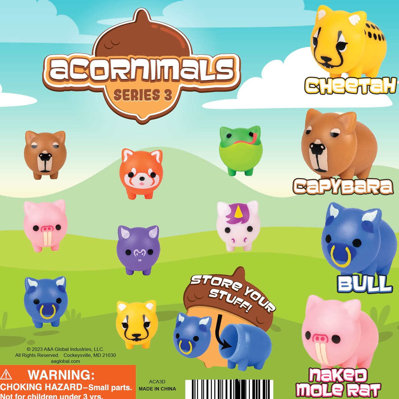 Acornimals #3 Vending Capsules (1-inch) 250 ct - CandyMachines.com