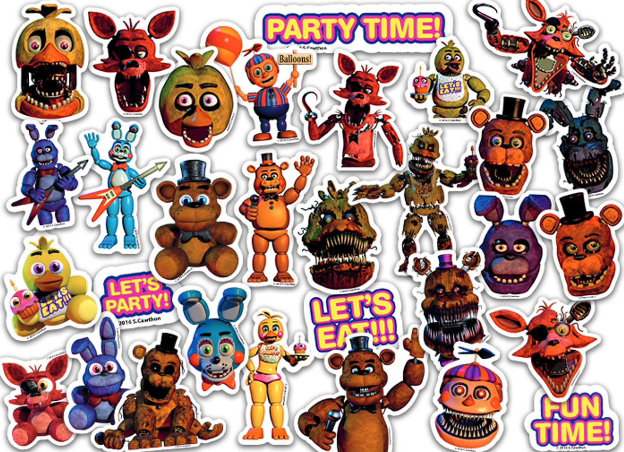 Cy Mylar Five Nights at Freddy Balloons, Five Nights at Freddy Theme Party Sup