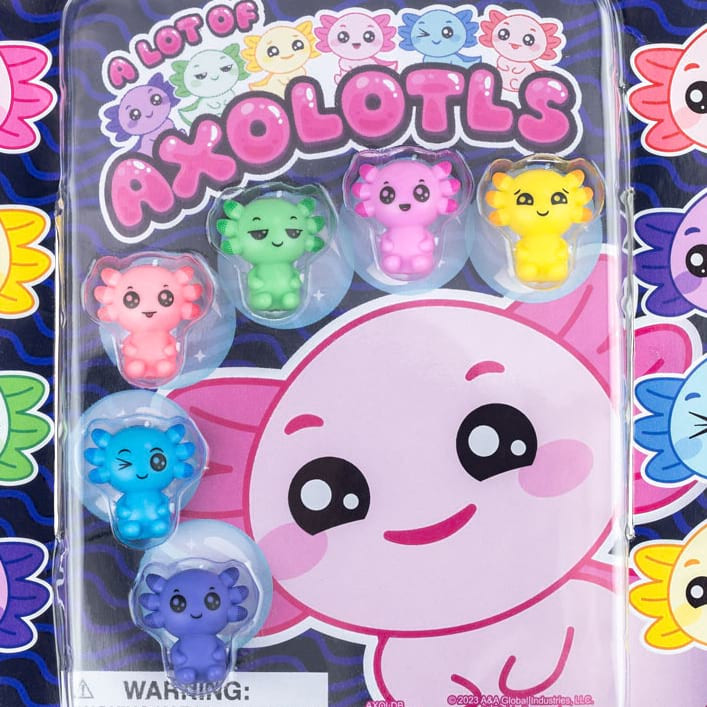 Axolotl Figurines Vending Capsules (1-inch) 250 ct - CandyMachines.com