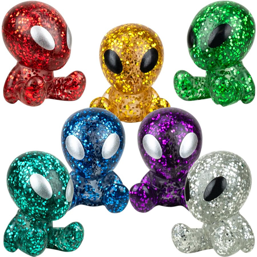 sitting-glitter-alien-figures-