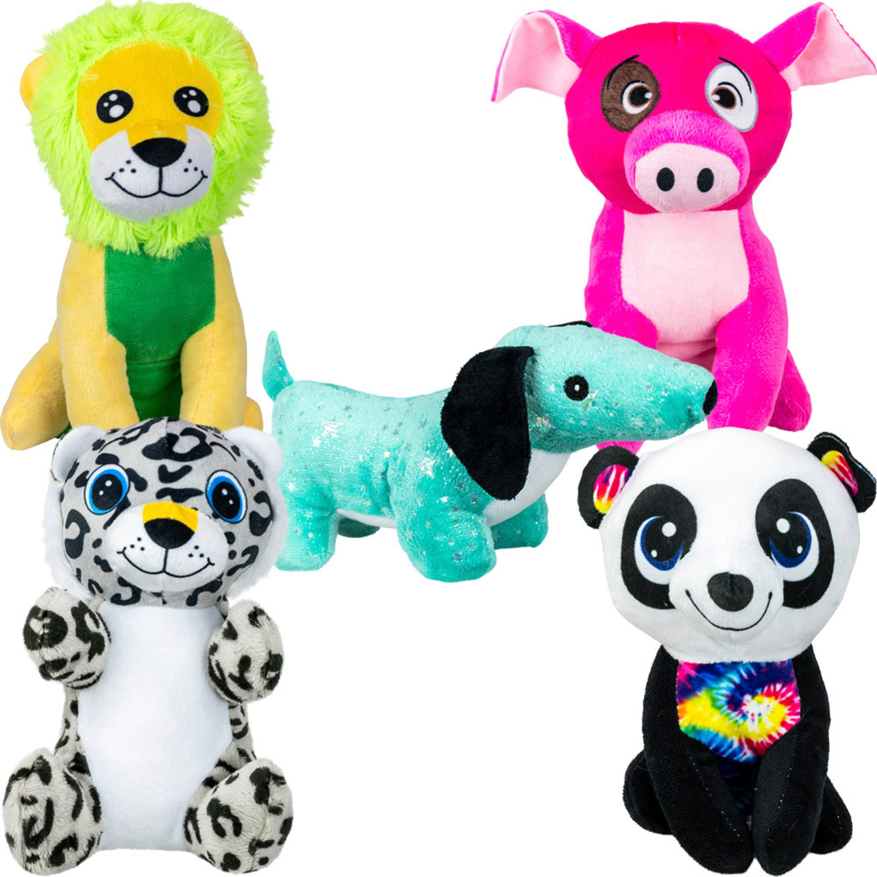 Medium Generic Plush #64 Mix (8-9 inch) 108 ct