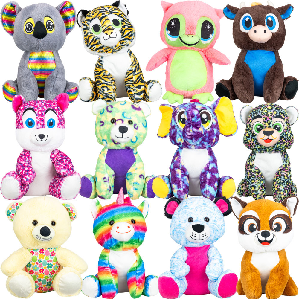 Jumbo Generic Plush #58 Mix (40 ct) 12 inch - 14 inch