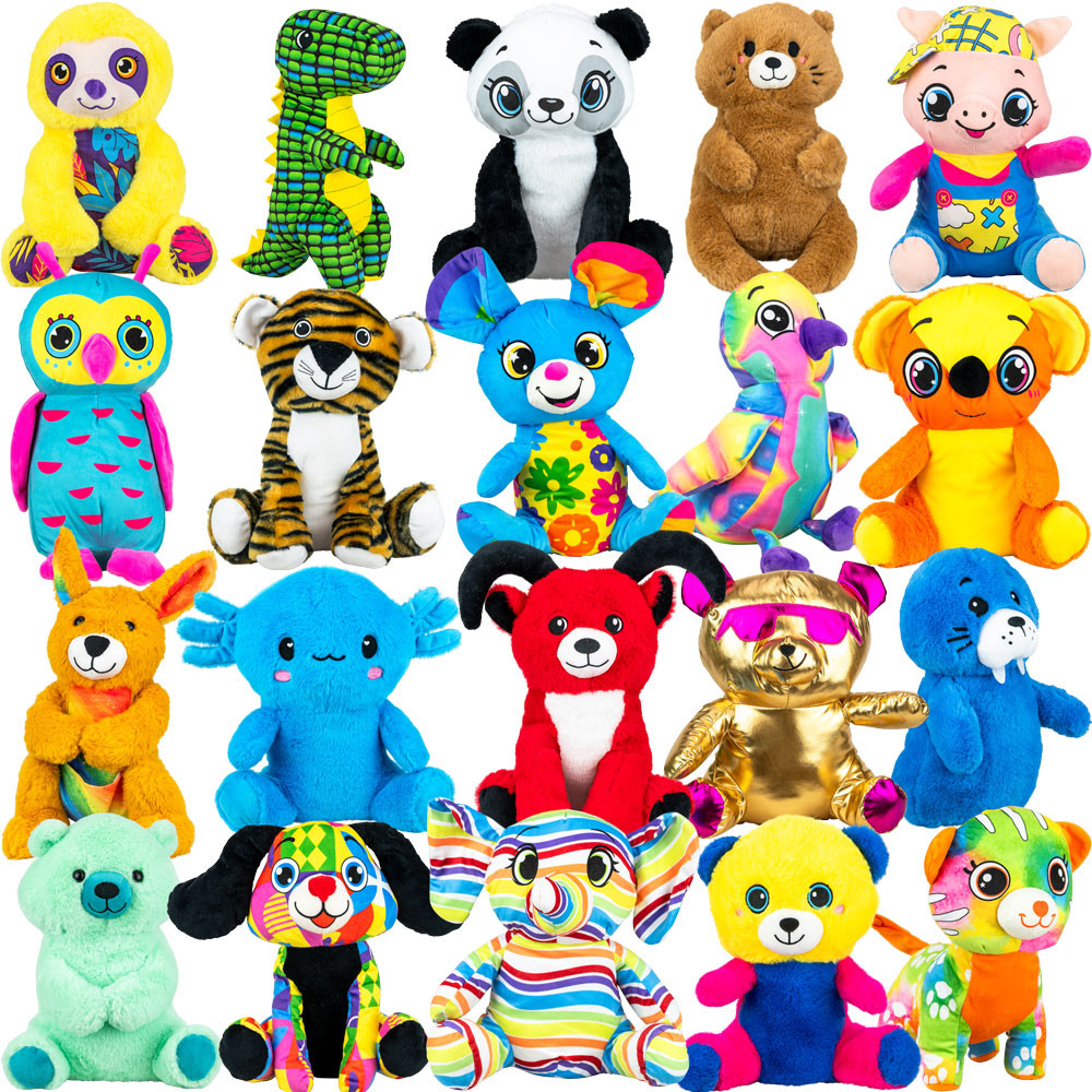 Jumbo Generic Plush #61 Mix (40 ct) 12 inch - 14 inch