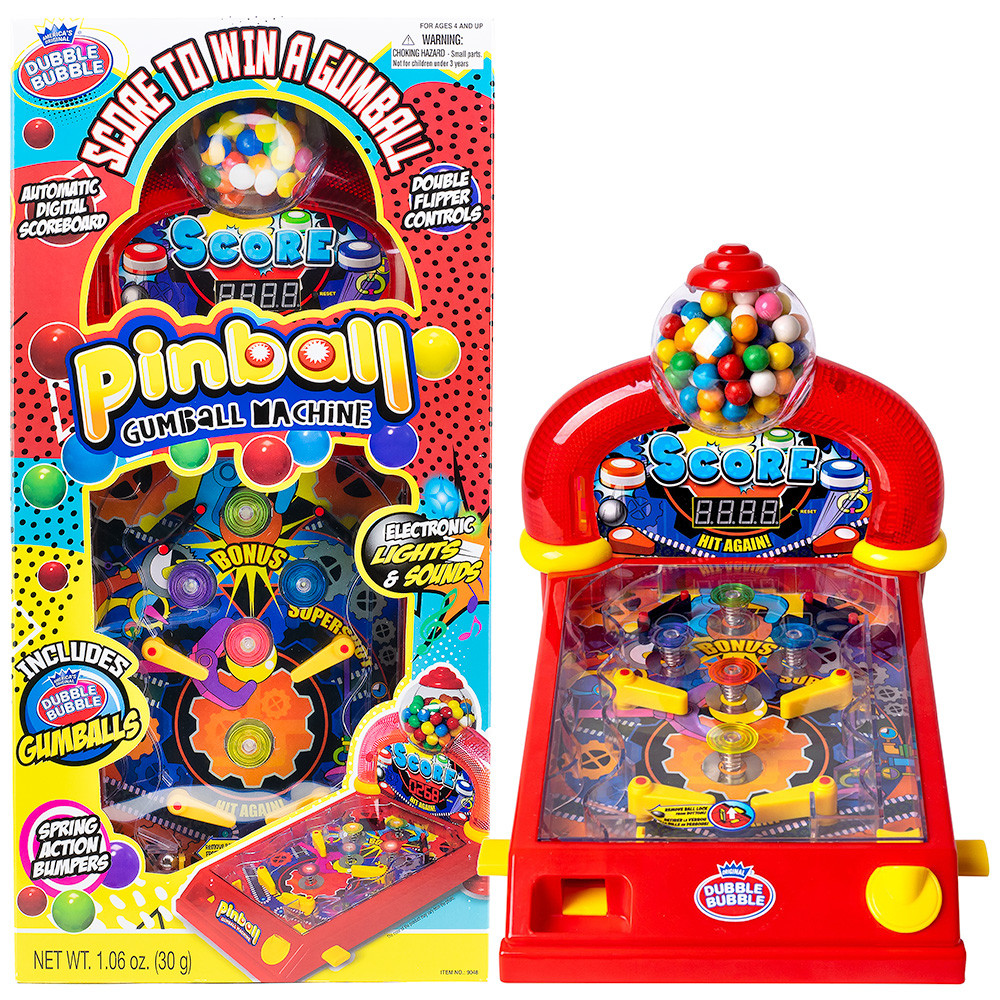 Dubble Bubble® Pinball Gumball Machine - CandyMachines.com