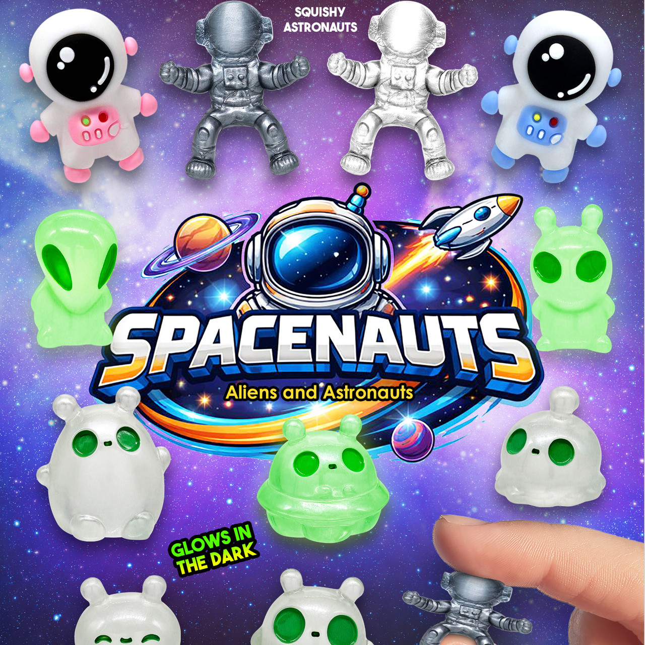 Spacenauts & Starfolk Vending Toys (1-inch) 250 ct | Candymachines.com