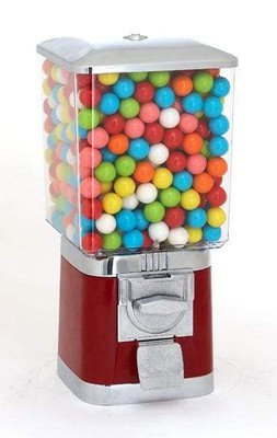 Bubble Globe Bulk Vending Machine Vend Choice of Candy Gumballs 1" Toys or Balls 