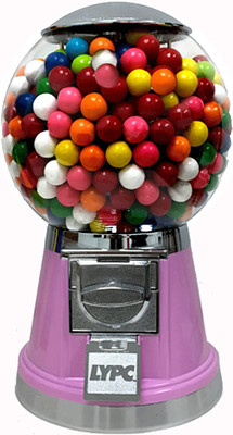 gumball machine, gumball, distributeur bubble gum, distributeur billes