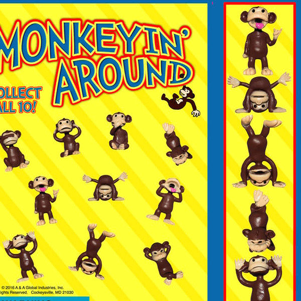 Monkeyin Around Vending Capsules (1-inch) 250 ct - CandyMachines.com