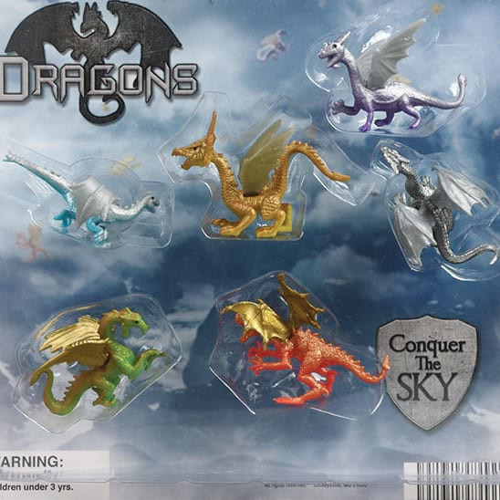 Dragon Figurines Vending Capsules (2-inch) 250 ct - CandyMachines.com