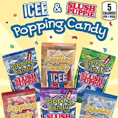 Icee & Slush Puppie Popping Candy Vending Capsules (1-inch) 250 ct