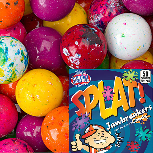 candy.s2 Splat Candy Center Jawbreakers - Bulk Jawbreakers